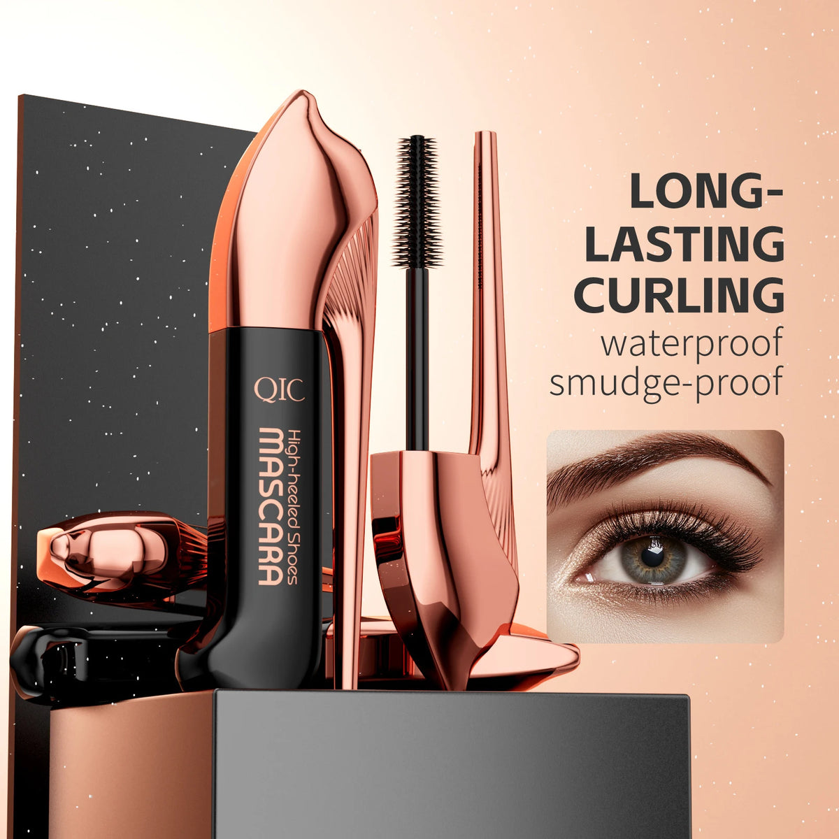 4D Waterproof Lengthening Silk Fiber Mascara