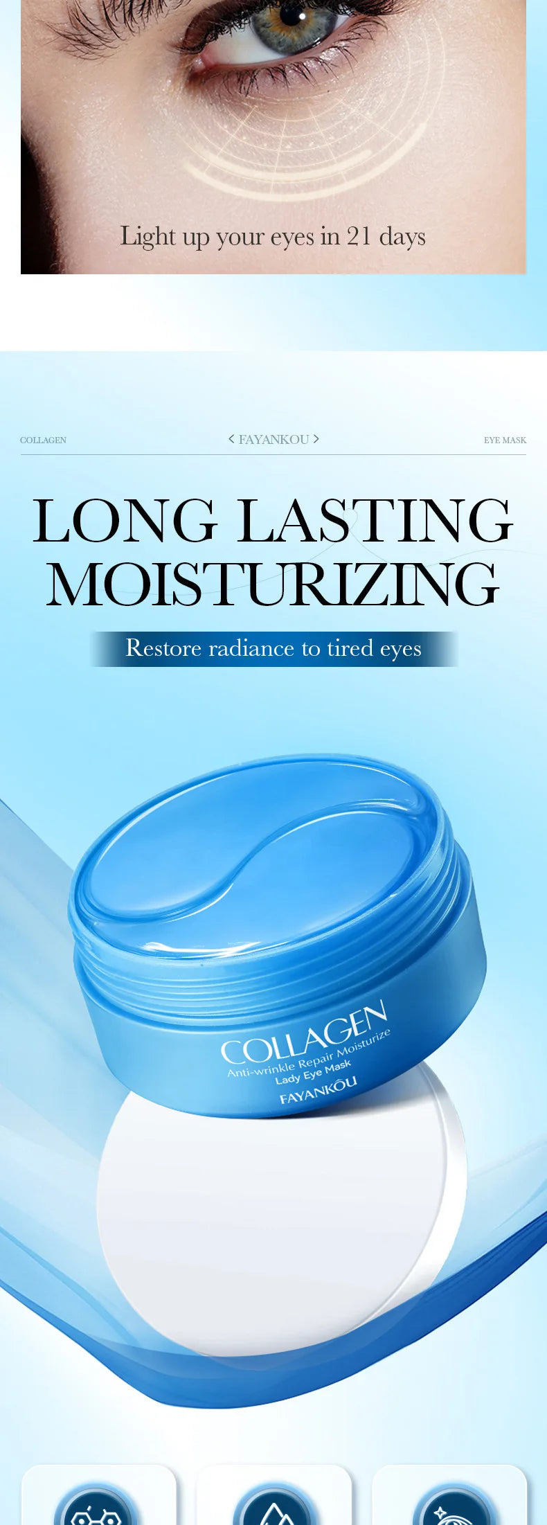 Collagen Firming Anti-Wrinkle Eye Masks