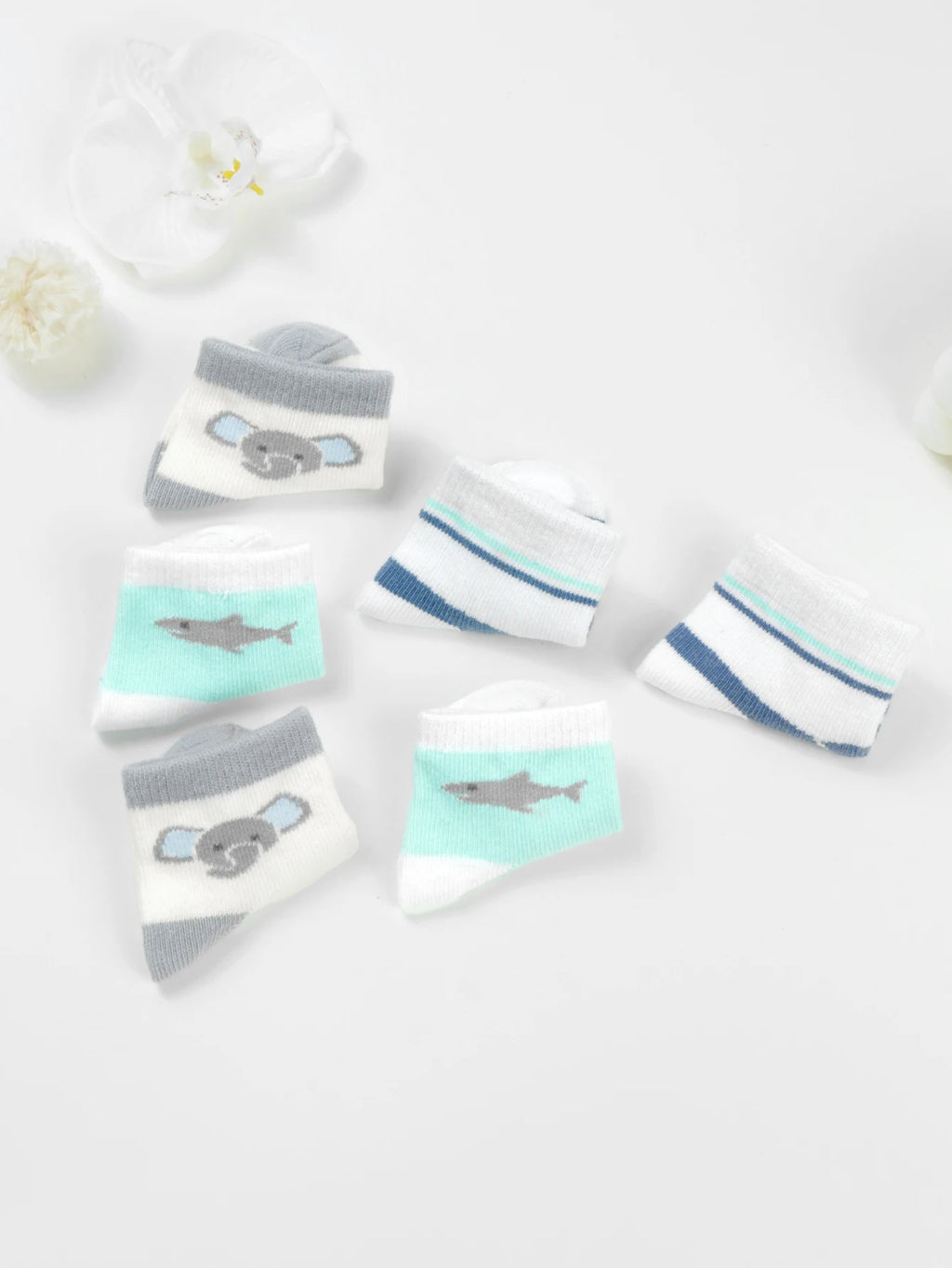 Anti-Slip Cotton Socks for Newborns and Infants