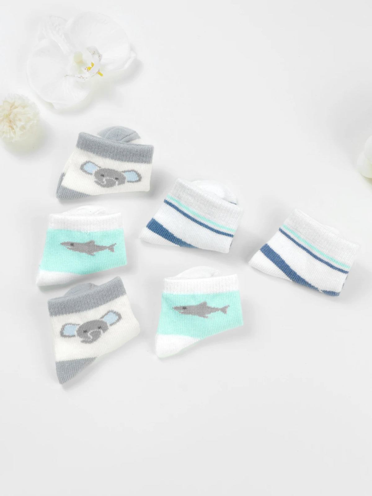 Anti-Slip Cotton Socks for Newborns and Infants