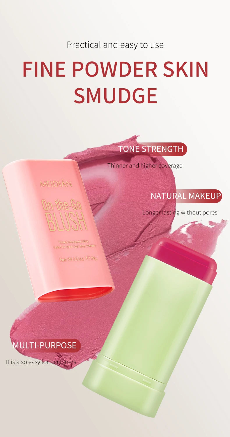 3-in-1 Tinted Moisturizing Blush and Lip Stick - 12