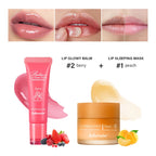 Moisturizing Lip Balm and Overnight Recovery Mask Set