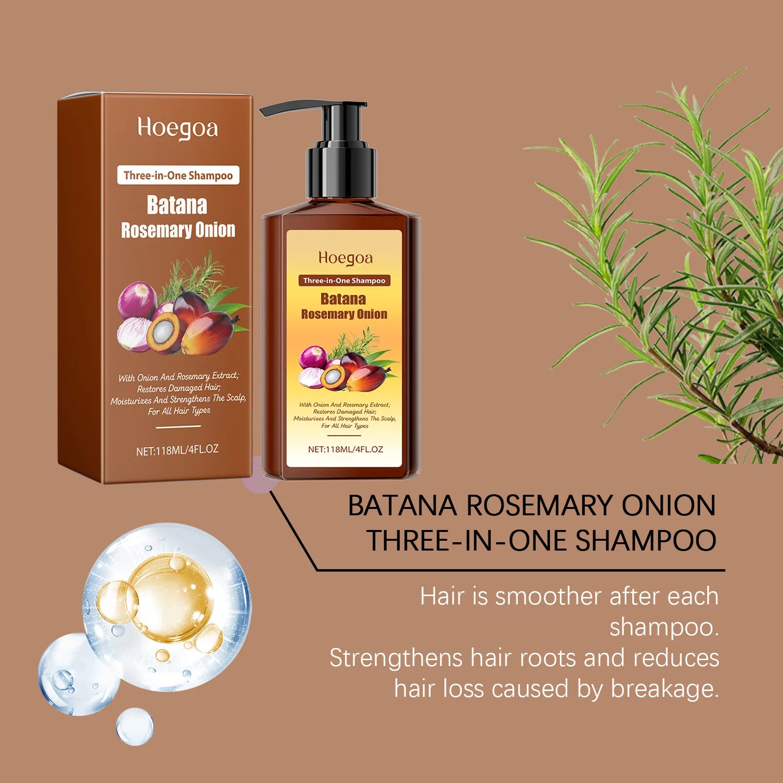 Strengthening Hair Growth Shampoo for All Hair Types - 9