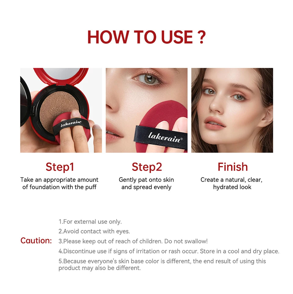 Long-Lasting Waterproof Cushion Foundation Refill