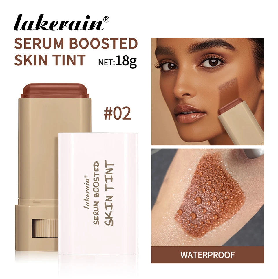 Matte Foundation Stick with Built-in Blending Brush - 21