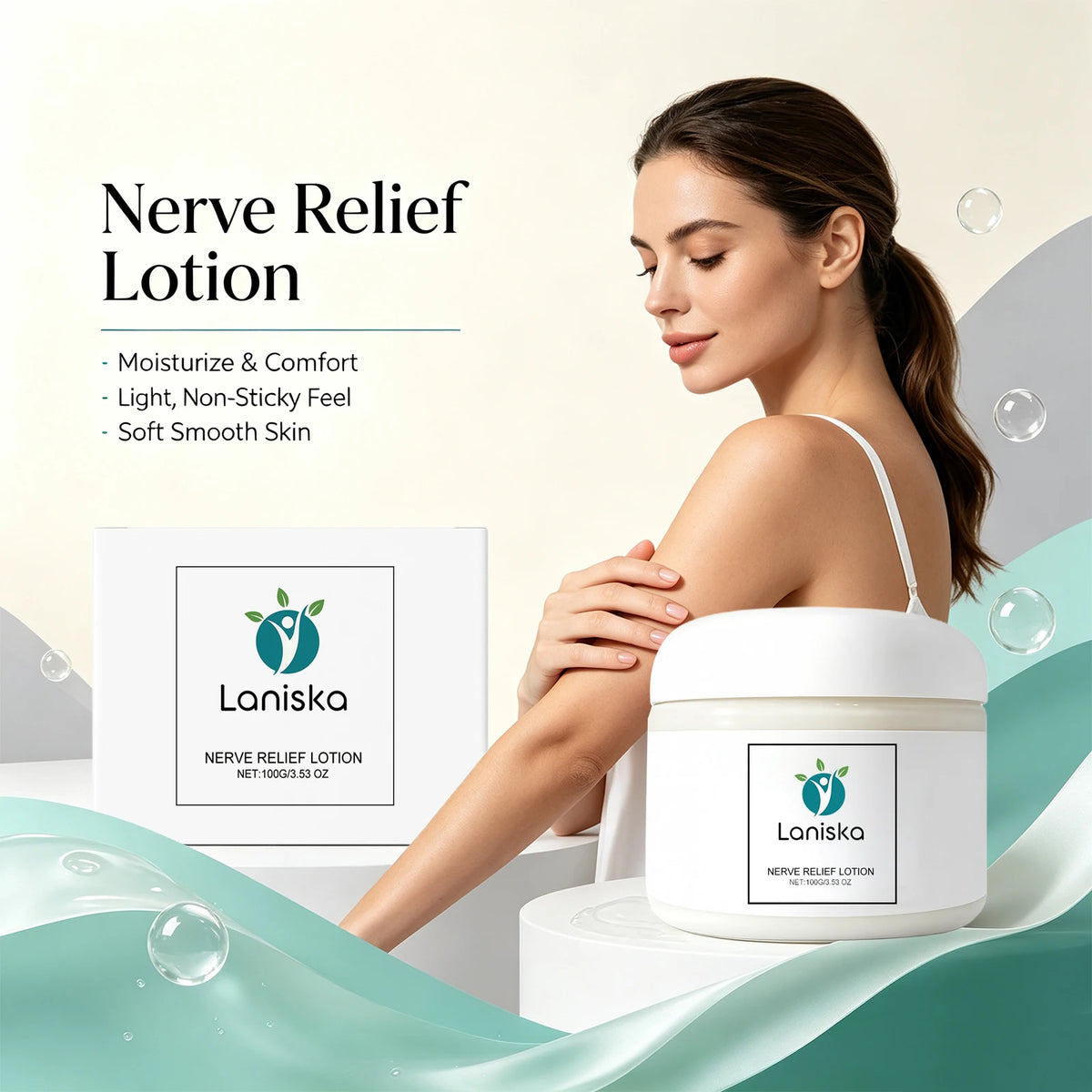 Soothing Nerve Relief Lotion for Tired Body and Muscle Comfort