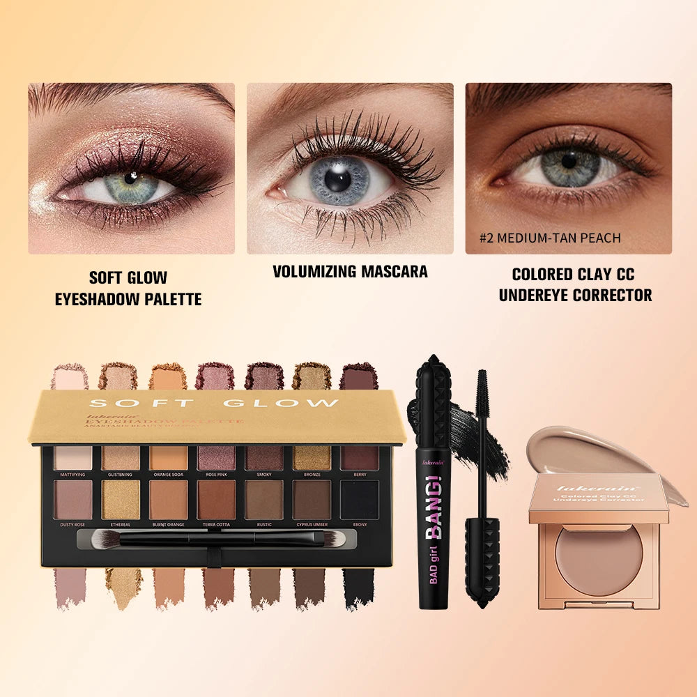 3-Piece Essential Eye Makeup Kit