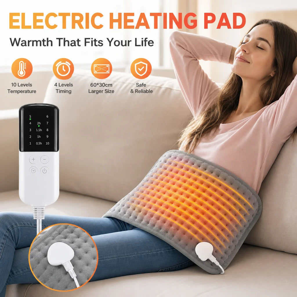 Electric Heating Pad for Pain Relief and Muscle Relaxation