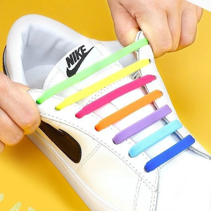 Elastic No-Tie Silicone Shoe Laces