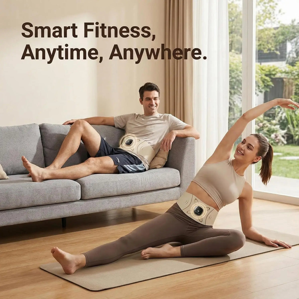 Abdominal Muscle Toning and Waist Massager Belt