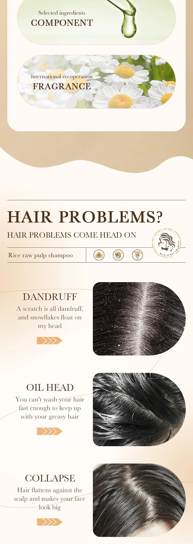 Rice Extract Deep Repair Hair Mask Treatment - 8