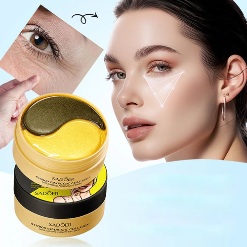 Bamboo Charcoal Collagen Moisturizing Eye Mask