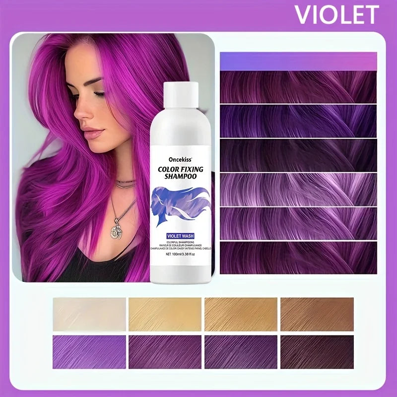 Color Depositing Semi-Permanent Hair Dye Shampoo
