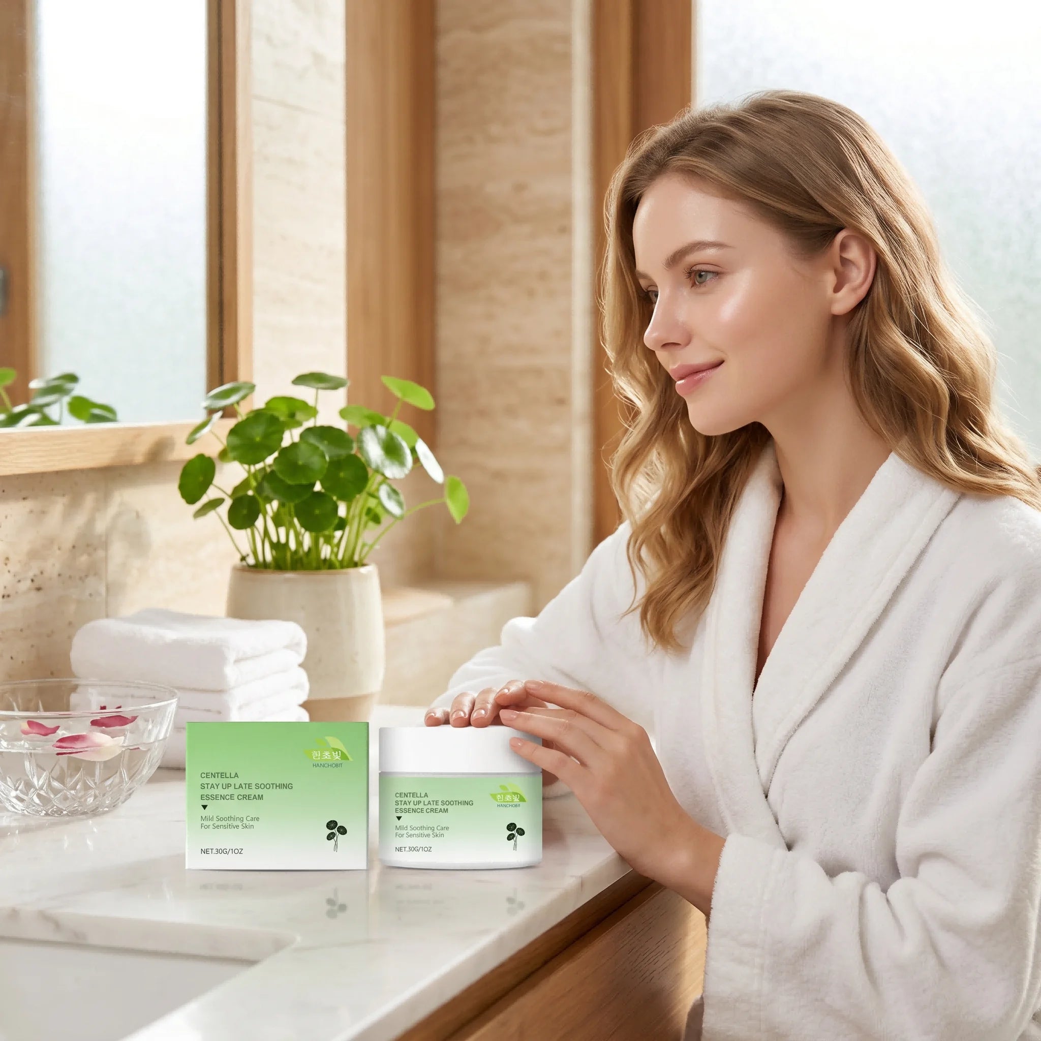 Centella Asiatica Soothing Facial Cream for Sensitive Skin - 5