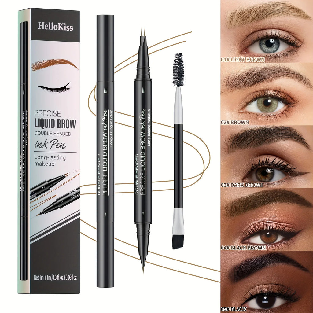 Waterproof Dual-Tip Liquid Eyebrow Pen