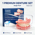 Instant Snap-On Silicone Dentures for Natural Smile