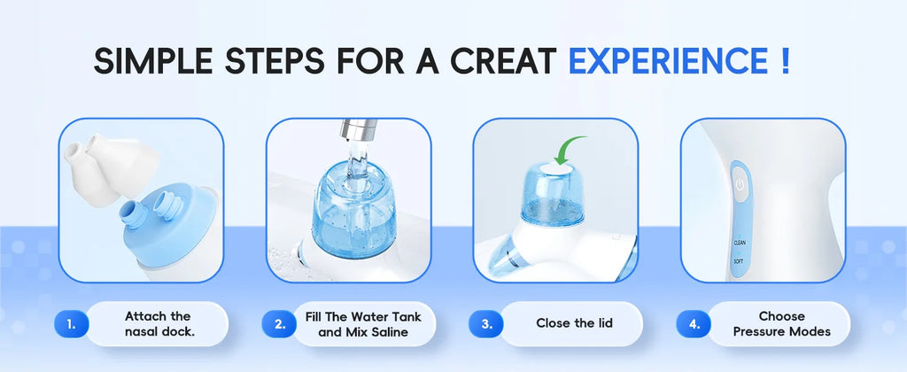 Electric Nasal Irrigator and Sonic Toothbrush Care Kit
