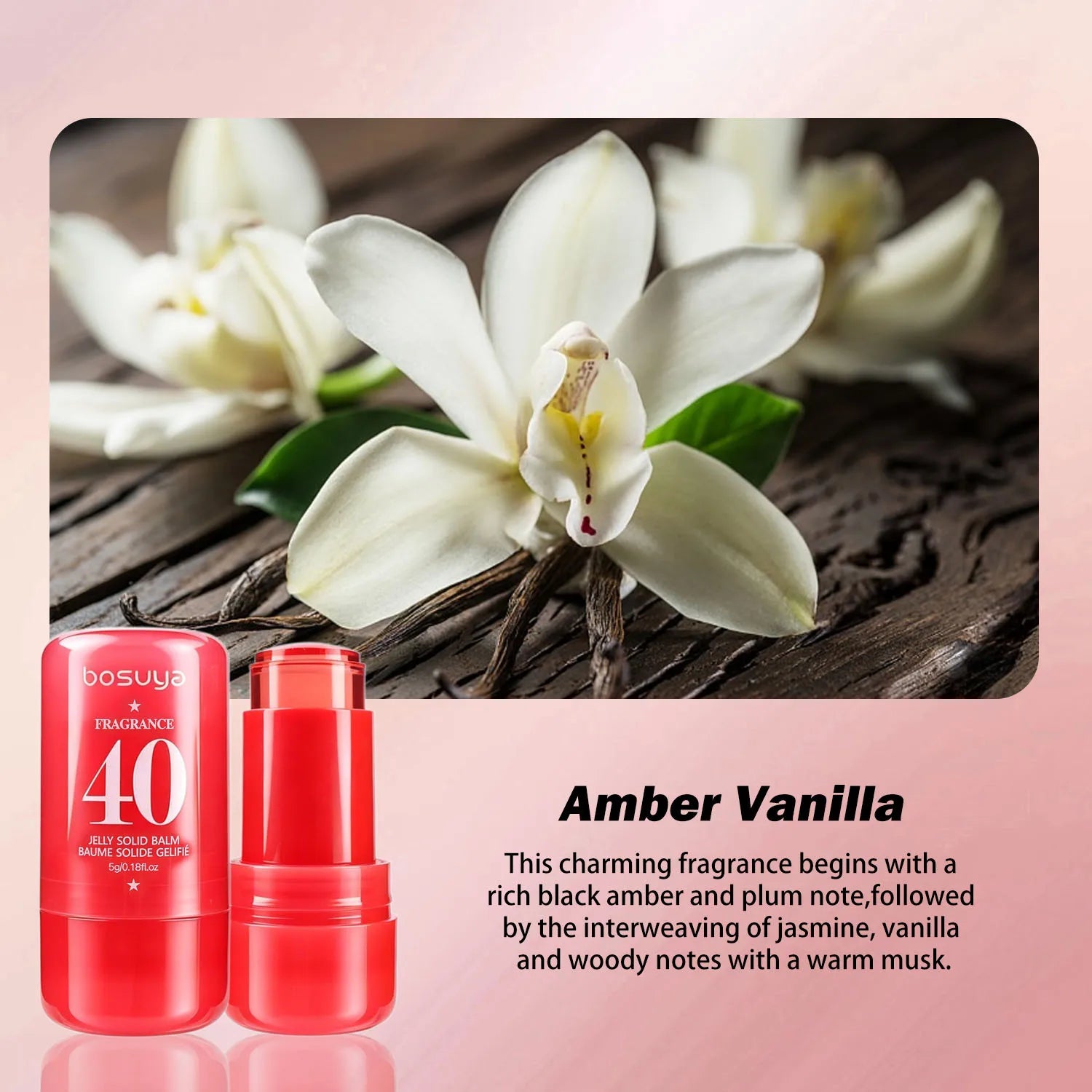 4-Pack Portable Jelly Solid Fragrance Perfume Stick Set - 13