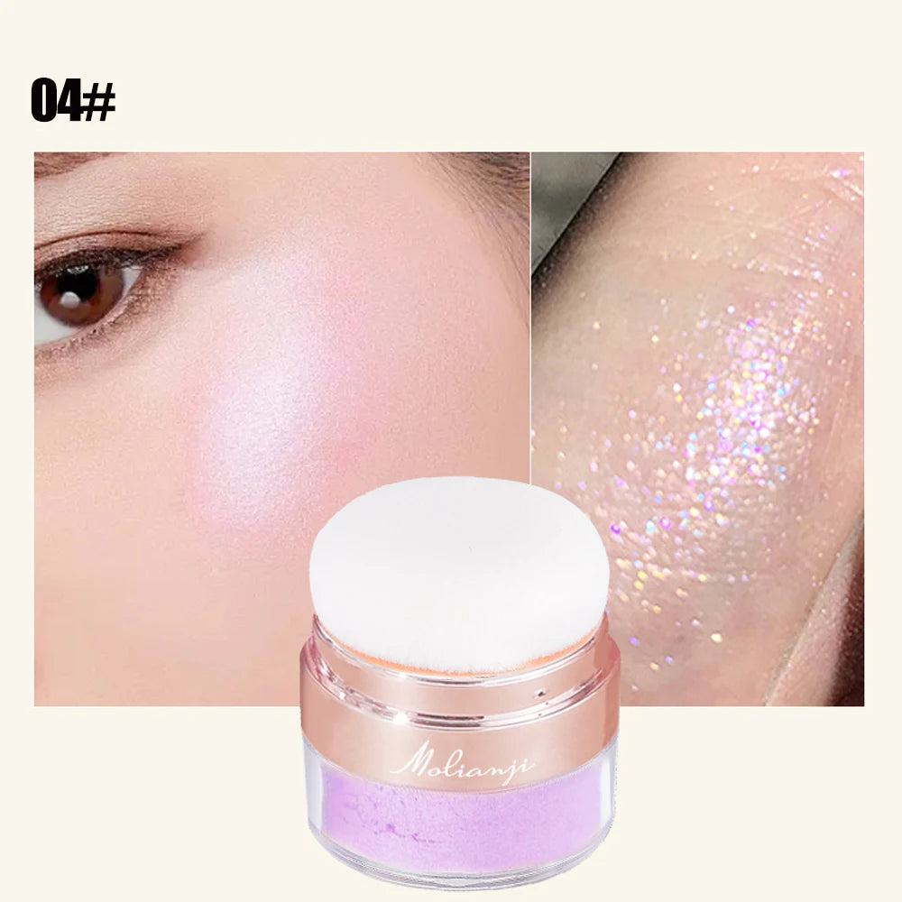 Waterproof Face and Body Shimmer Highlighter Powder
