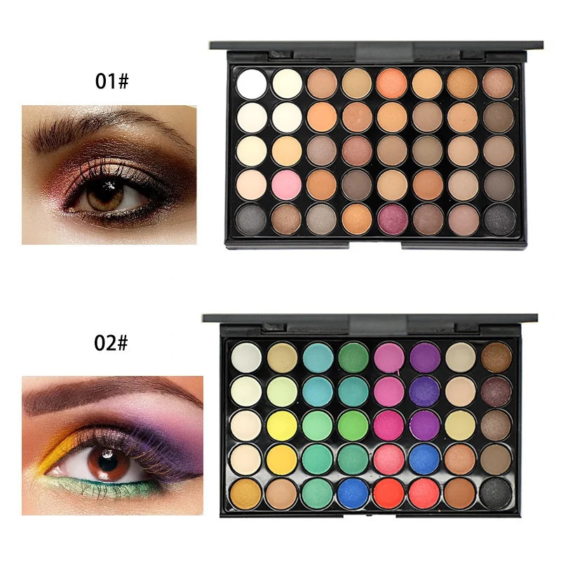 Multi-Finish Waterproof Eyeshadow Palette