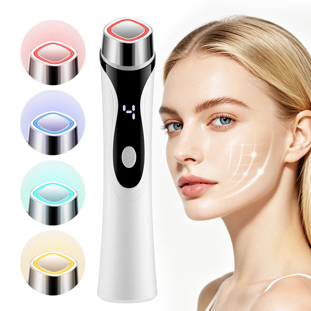 4-in-1 LED Facial Skin Lifting and Cleansing Massager
