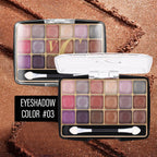 18-Color Glitter and Matte Eyeshadow Makeup Palette