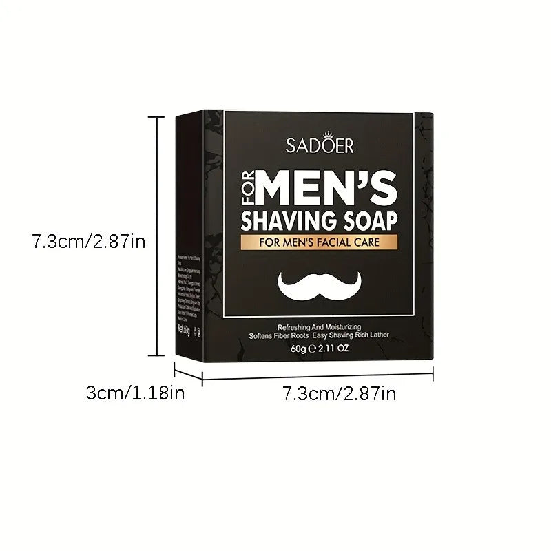 Refreshing Mint Beard Softening Shaving Soap