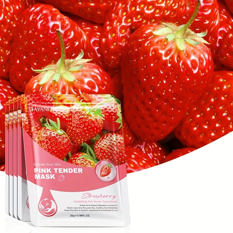Strawberry Hydrating Face Mask for Smooth Skin - 1