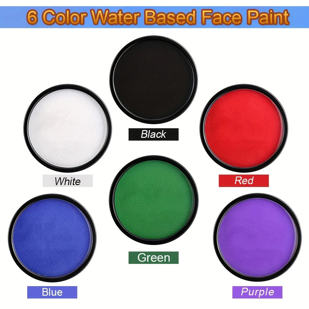 Water-Activated Professional Face and Body Paint - 8