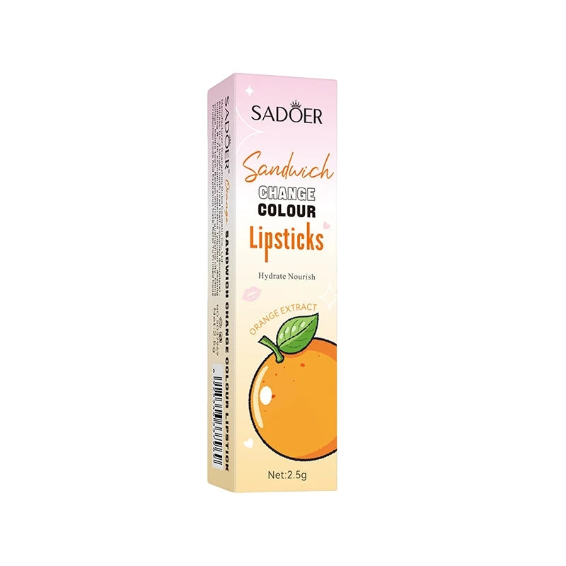 Color-Changing Orange Moisturizing Lip Balm