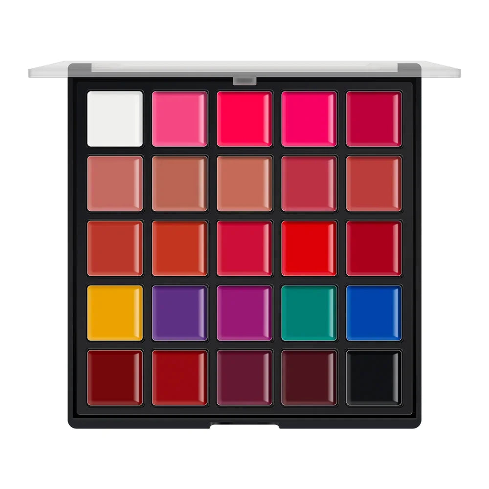 25-Color Professional Lip Makeup Palette - 8