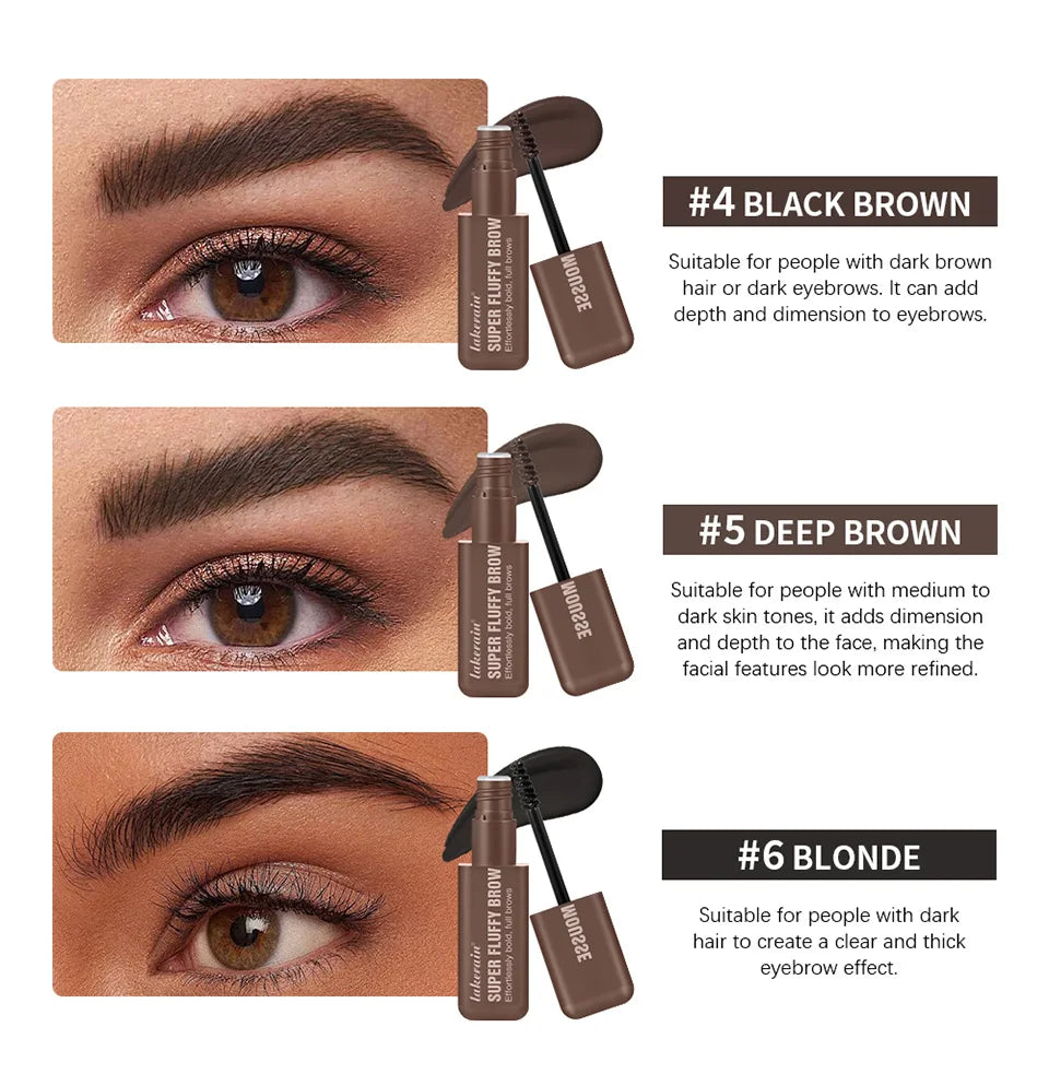 Volumizing Waterproof Eyebrow Mousse for Fluffy Brows
