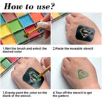 20-Color Professional Face and Body Paint Palette