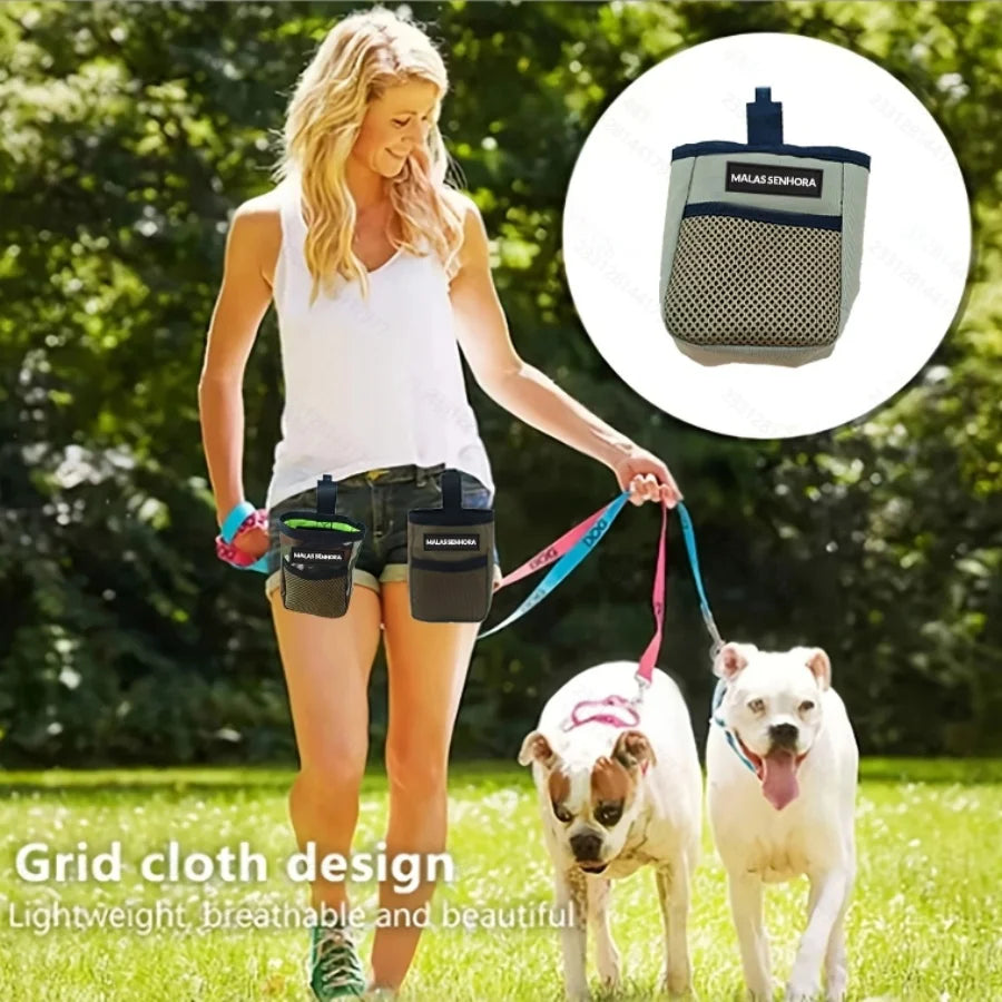 Hands-Free Dog Training Treat Pouch Waist Bag
