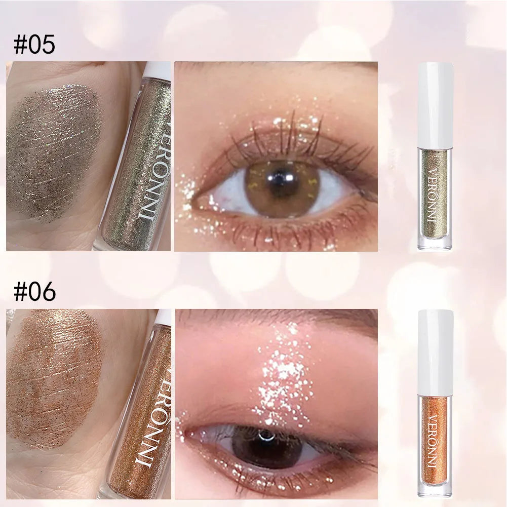 Waterproof Shimmer Liquid Glitter Eyeshadow