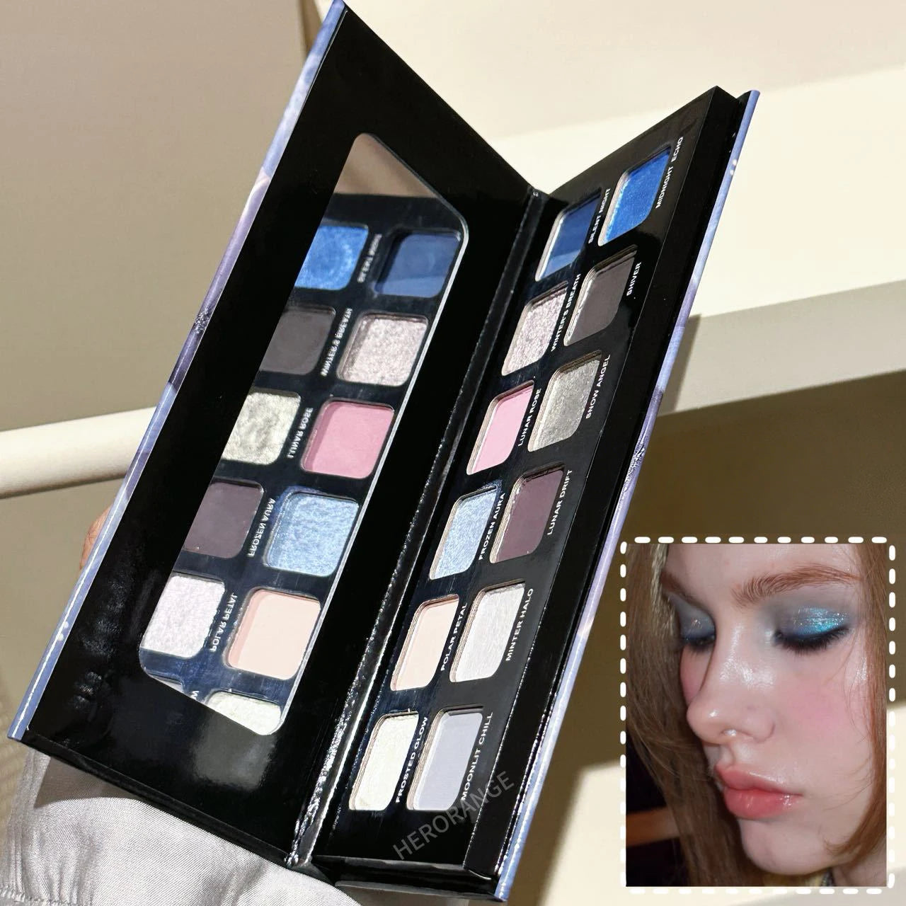 12-Color Shimmer and Matte Eyeshadow Palette - 11