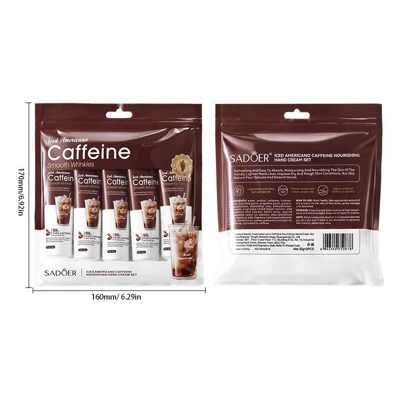 Iced Americano Nourishing Hand Cream Set for Dry Hands