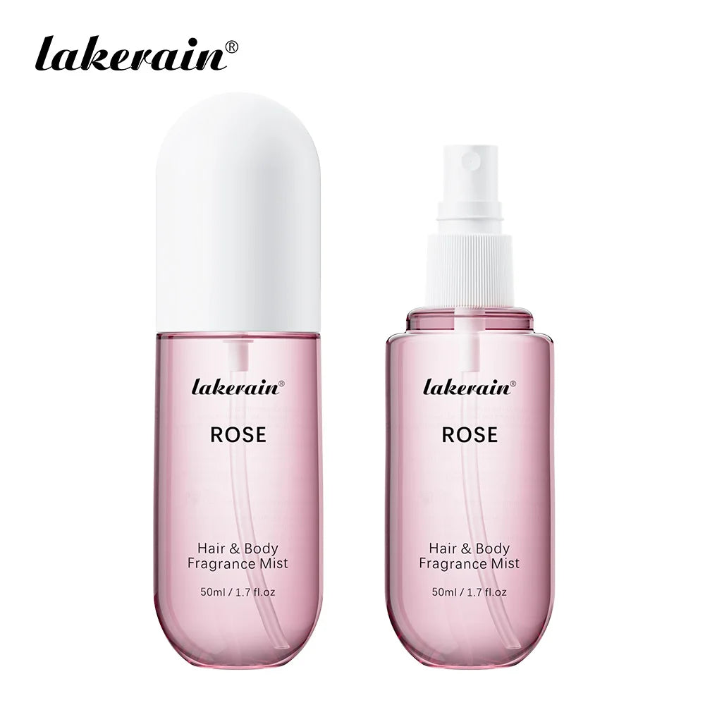 Long-Lasting Vanilla and Rose Hair and Body Fragrance Mist