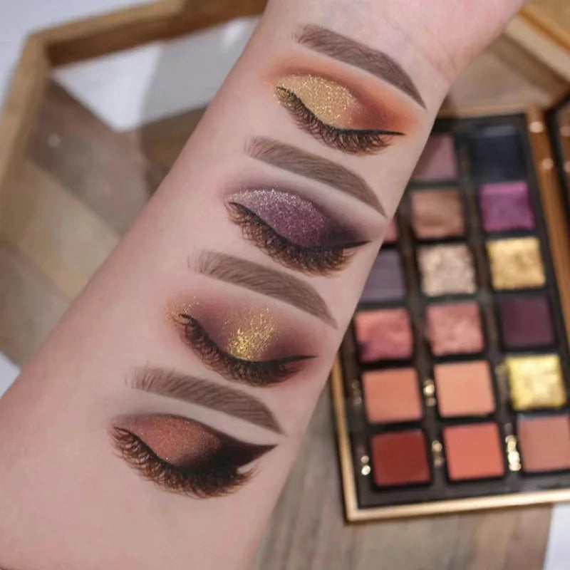 18-Color Professional Eyeshadow Palette for All Occasions