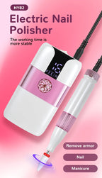 Professional Rechargeable Electric Nail Drill File Kit