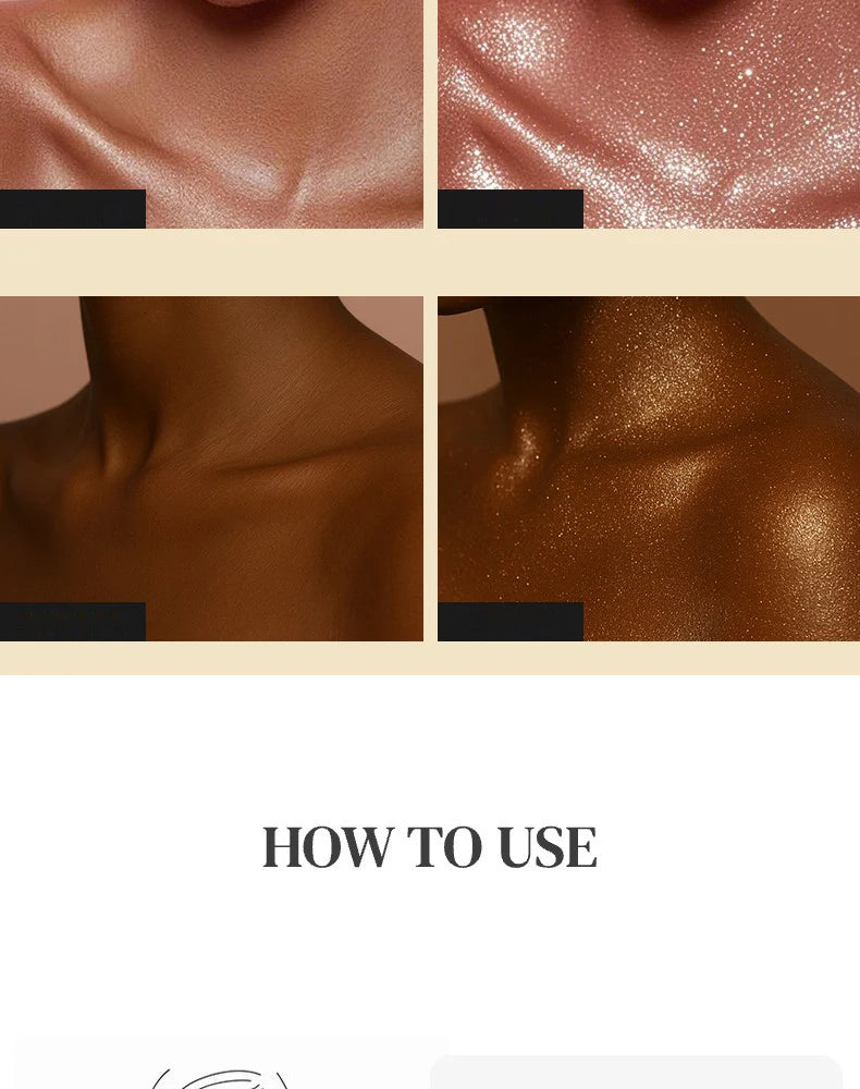 Waterproof Shimmer Body and Face Highlighter Spray