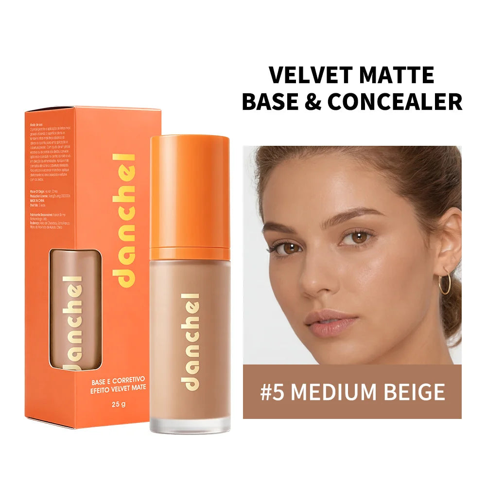 Velvet Matte Liquid Foundation and Concealer