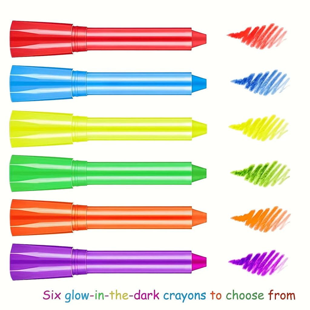 UV Neon Glow-in-the-Dark Face and Body Paint Kit
