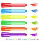 UV Neon Glow-in-the-Dark Face and Body Paint Kit
