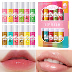12-Piece Fruity Moisturizing Lip Balm Set for Dry Lips