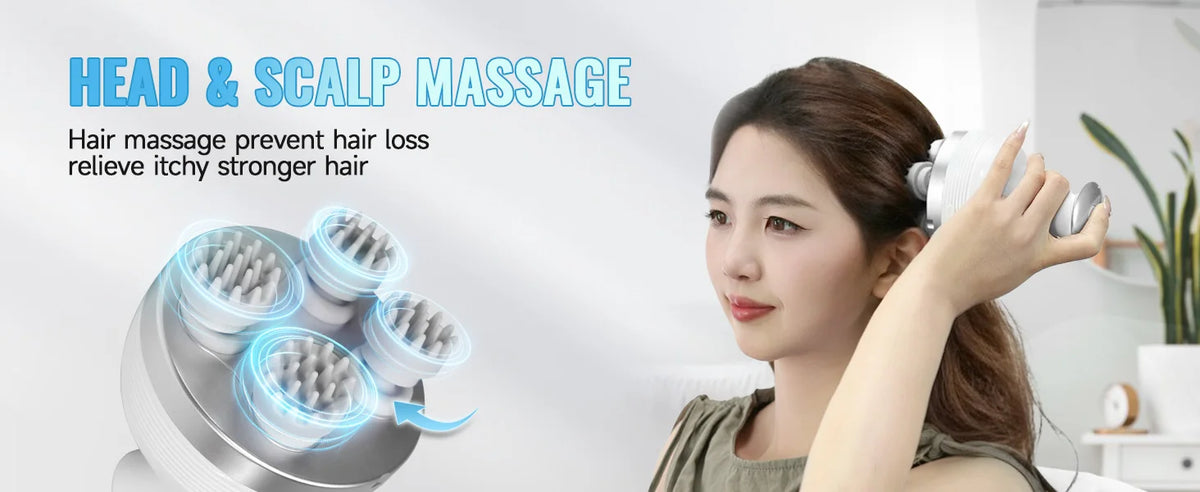 Electric Scalp and Full-Body Deep Tissue Massage Tool