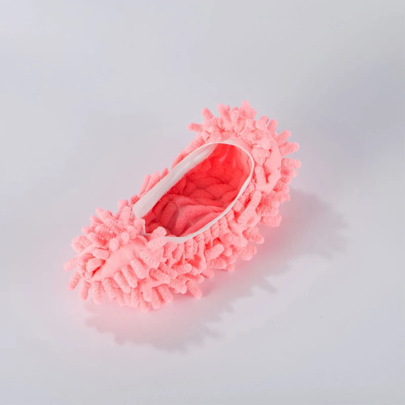 Chenille Microfiber Mop Shoe Covers for Hands-Free Floor Cleaning