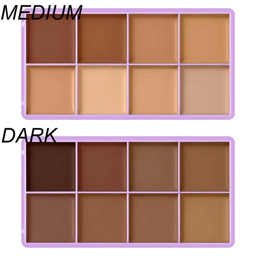 8-Shade Cream Concealer and Contour Palette