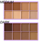 8-Shade Cream Concealer and Contour Palette