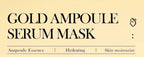 24K Gold Hydrating Ampoule Facial Sheet Mask Set
